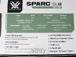100% Vortex Sparc Solar Red Dot Sight 2 MOA SPC-404