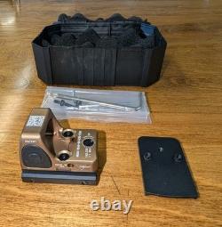 1-1 Perfect Bronze Trijicon RMR Red Dot Sim with Glock rear sight mount pad