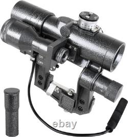 1x30mm Red Dot Sight with Laser+ Flashlight (Red dot)