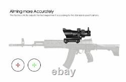 1x32 Red Dot Acog Sight Hunting Scope Fiber Tactical Rifle Scopes Illuminated