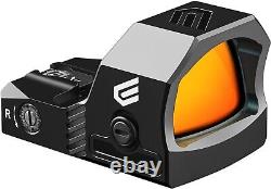 2 MOA Dot & 26 MOA Circle Red Dot Sight Cyelee WOLF X PRO for RMR Cut Glock PSA