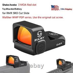 3MOA Shake Awake MINI Red Dot Reflex Sight OAK for RMR Cut CZ P10 F/C OSP 509MRD