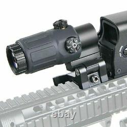 3X G33 Sight Magnifier With Switch to Side QD Mount & 558 Red Green Dot Clone