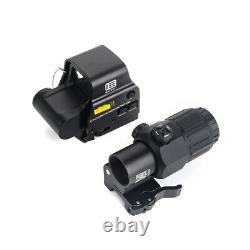 3X G33 Sight Magnifier With Switch to Side QD Mount 558 Red Green Dot Clone USPS