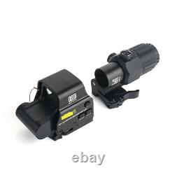 3X G33 Sight Magnifier With Switch to Side QD Mount 558 Red Green Dot Clone US