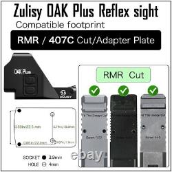 3.5 MOA 1x26mm Red Dot Sights Oak Plus for RMR Cut Glock PSA Dagger G3C TORO CZ