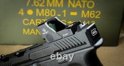 3 MOA Green Dot & 56 MOA Circle Ring Reticle Sight for RMR Cut Tactical Pistol