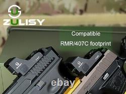3 MOA Green Dot & 56 MOA Circle Ring Reticle Sight for RMR Cut Tactical Pistol