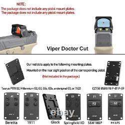 3 MOA Micro Red Dot Reflex Sight OWL for Vortex Viper Doctor footprint GLOCK MOS