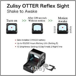 3 MOA Red Dot Reflex Sight ZULISY OTTER for RMSC Cut Glock 48MOS P365XL METE SFX