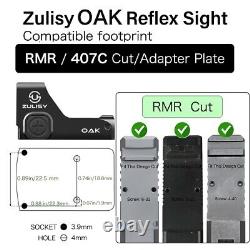 3 MOA Red Dot Sight Holographic Scope & mount plate for Taurus G3 G3C Glock