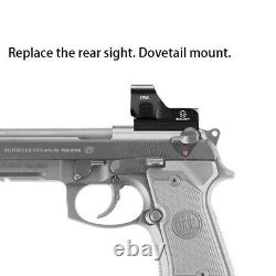 3 MOA Red Dot Sight Tele scope OWL for Beretta 92 98 FS M9 A1 Doctor Mount Plate