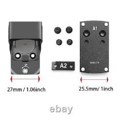 3 MOA Red Dot Sight Tele scope OWL for Beretta 92 98 FS M9 A1 Doctor Mount Plate
