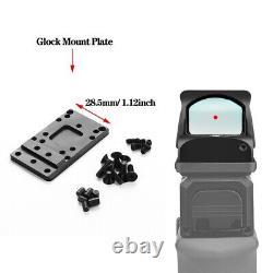 3 MOA Tactical Mini Red Dot Reflex Sight Scope OWL for Glock 17 20 Taurus G3 G3C