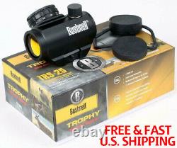 3pcs Bushnell Trophy TRS-25 Red Dot Sight Riflescope, Matte Black 1x25mm, USA