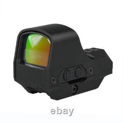 510C Holographic Sight 2 MOA Dot 65 MOA Circle Red Multi Reticle Scope withSolar