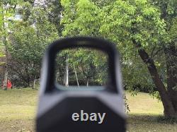 510C Open 2 MOA Dot/64 MOA Circle Red Dot Reflex Sight Multi-Reticle Solar Power