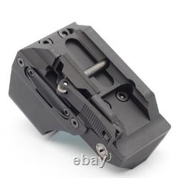 510C Open 2 MOA Dot/64 MOA Circle Red Dot Reflex Sight Multi-Reticle Solar Power