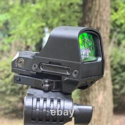 510C Open Reflex Circle Red Dot Sight Solar Power Multi-Reticle(Shake Awake)