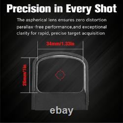 510C Red Dot Reflex Sight 2 MOA Dot/64 MOA Circle Multi-Reticle with Solar