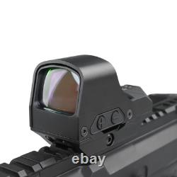 510C Red Dot Reflex Sight with Solar Multi-Reticle 2MOA Dot/64MOA Circle for Rifle