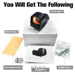 510C Style Red 2 / 65 MOA Circle Dot Sight Solar Power Holographic Multi Reticle