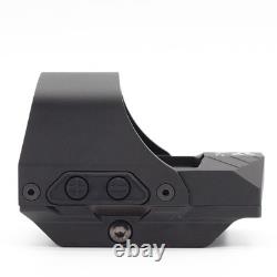 510C Style Reflex Red Dot Sight Solar Power 2MOA Dot/65 MOA Circle Multi-Reticle