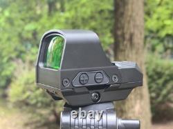 510C Style Reflex Red Dot Sight Solar Power 2MOA Dot/65 MOA Circle Multi-Reticle
