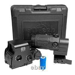 558+G33 Sight Green/Red Dot Holographic Sight Scope + G33 Magnifying Glass Copy