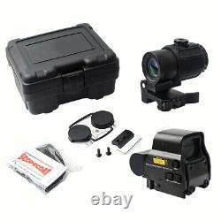 558 G43 Red Green Dot 3x Magnification Tactical Holographic Sight Reflex Sight