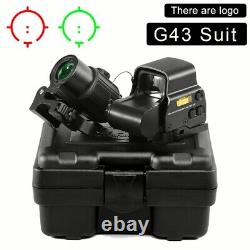 558 G43 Red Green Dot 3x Magnification Tactical Holographic Sight Reflex Sight