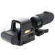 558+g45 Holographic Sight With 5x Magnifier Red Green Dot Holo Clone Full Marking