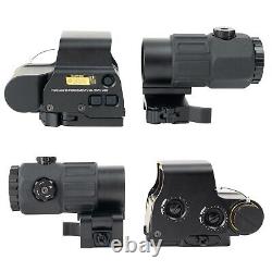 558+G45 Holographic Sight with 5x Magnifier Red Green Dot Holo Clone Full Marking