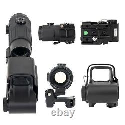 558+G45 Holographic Sight with 5x Magnifier Red Green Dot Holo Clone Full Marking