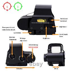 558+G45 Holographic Sight with 5x Magnifier Red Green Dot Holo Clone Full Marking