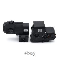 558+G45 Magnifier QD Side EXPS3-2 Holographic Red Green Dot Sight Reflex Airsoft