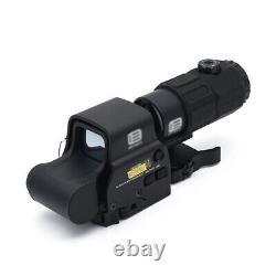 558+G45 Magnifier QD Side EXPS3-2 Holographic Red Green Dot Sight Reflex Airsoft