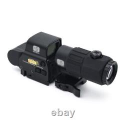 558+G45 Magnifier QD Side EXPS3-2 Holographic Red Green Dot Sight Reflex Airsoft