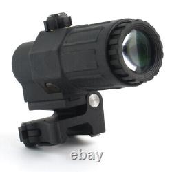 558 Green/Red Dot Holographic Reflex Sight +G33 3X Magnifier QD Side Mount Combo