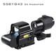 558 Red Green Dot Holographic Reflex Sight + G33 3x Magnifier Combo For Hunting