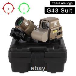 558 Red Green Dot Sight Clone G43 3X Magnifier Sight holographic Combination