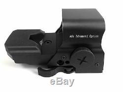 ADE Crusader 8 Reticle Green/Red Dot Reflex Holo Sight with Quick Release Mount