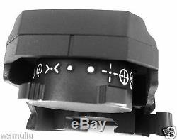 ADE Crusader 8 Reticle Green/Red Dot Reflex Holo Sight with Quick Release Mount