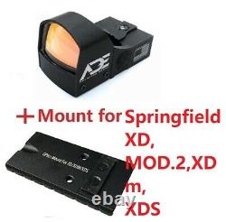 ADE RD3-009 Red Dot Reflex Sight Pistol for FOR Springfield XD, MOD. 2, XDm, XDS