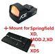 Ade Rd3-009 Red Dot Reflex Sight Pistol For For Springfield Xd, Mod. 2, Xdm, Xds