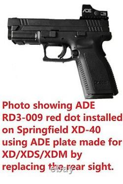 ADE RD3-009 Red Dot Reflex Sight Pistol for FOR Springfield XD, MOD. 2, XDm, XDS