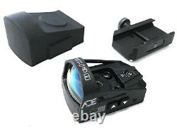 ADE RD3-012 Delta Red Dot Sight + Optic Mount Plate For Taurus PT111 G2, G2C, G3