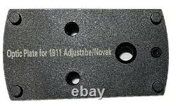 ADE RD3-012 Red Dot Sight + Optic Mount Plate For 1911 Novak Rear Sight Pistol