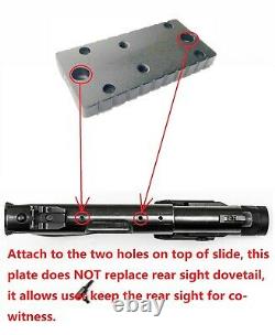 ADE RD3-012 Red Dot Sight for Ruger Mark I, II, III, IV, Lite, 1,2,3,4,22/45 pistol