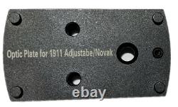 ADE RD3-013 Red Dot Sight + Optic Mount Plate For 1911 Novak Rear Sight Pistol